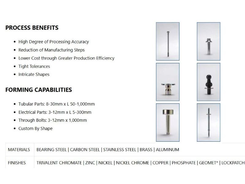 AdvanTech International looking for cold forming vendor